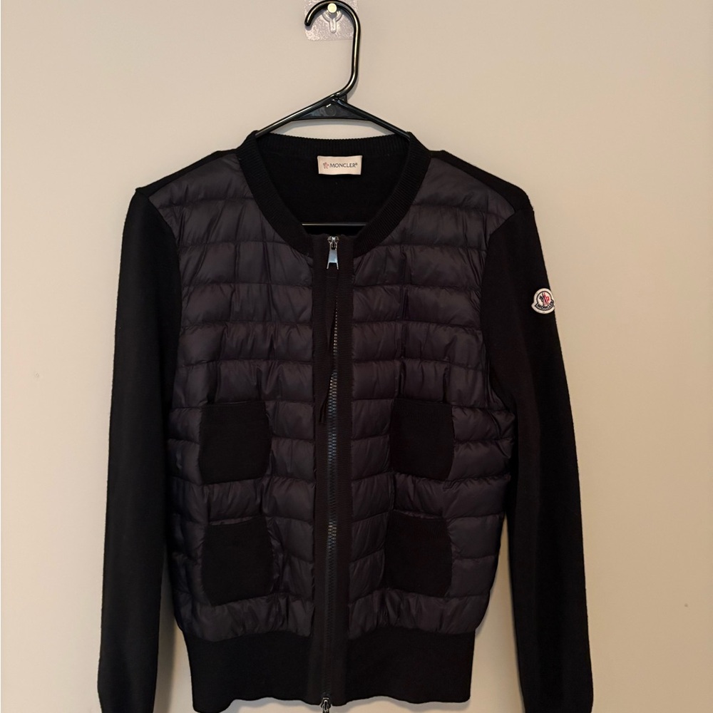 Moncler Black Quilted Jacket for women